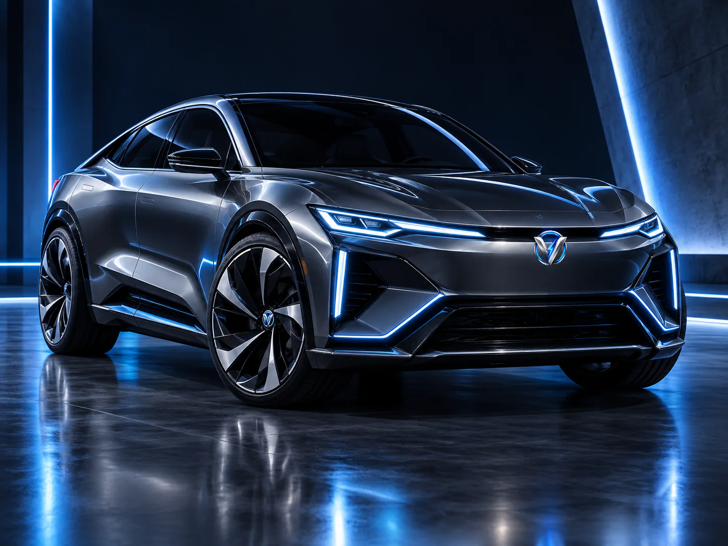 VoltDrive Meridian front three-quarter exterior view