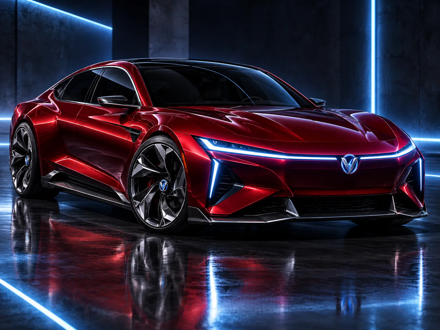 VoltDrive Tempest front three-quarter exterior view
